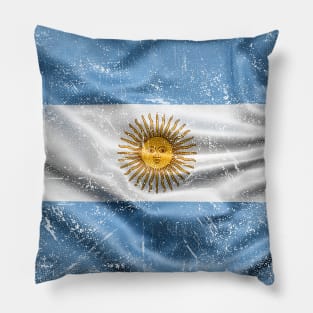 flag argentina Pillow