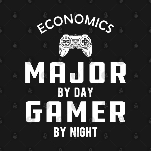 Economics major by day gamer by night by KC Happy Shop