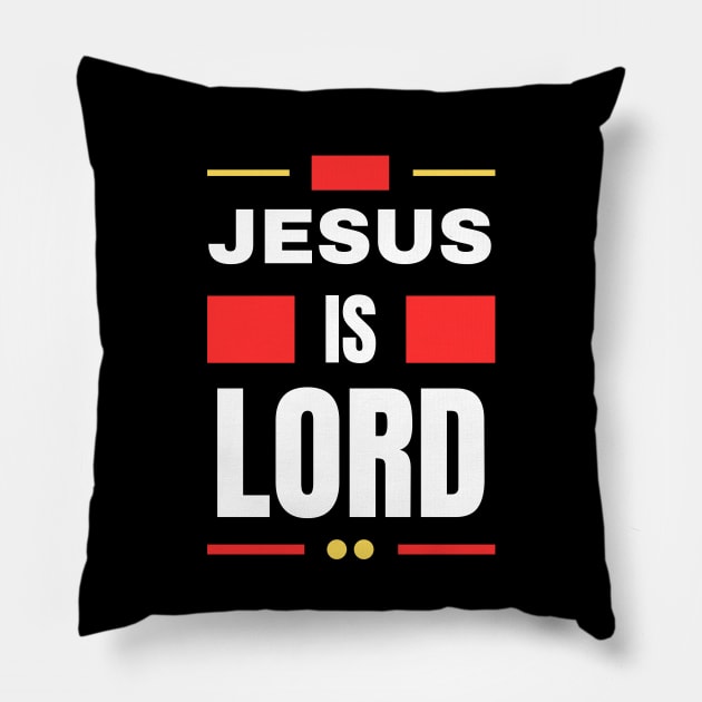 Jesus Is Lord | Christian Pillow by All Things Gospel