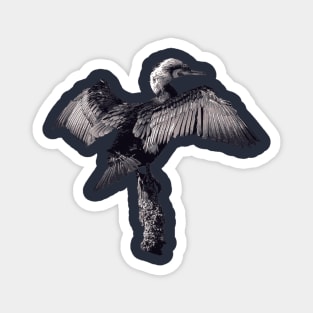 Cormorant Bird Totem Spirit Animal Magnet