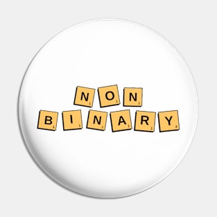 NonBinary Game Tiles Pin