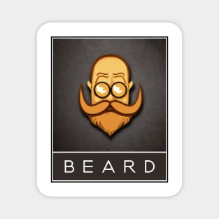 Wise Bearded Man Magnet