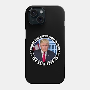 When the situation is dire you need your 45 Phone Case