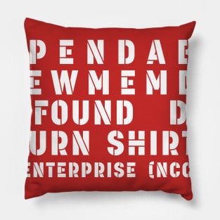 Expendable Crewmember Pillow