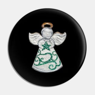 Glass Angel Pin