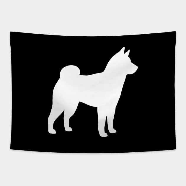 Shiba Inu Silhouette Tapestry by Coffee Squirrel