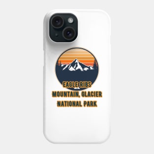 Eagle Ribs Mountain, Glacier National Park Phone Case