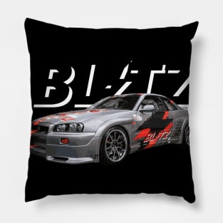 blitz GT-R R34 V spec II N1 Skyline BNR34 KV2 Athlete Silver R348 Autobahn Project Pillow