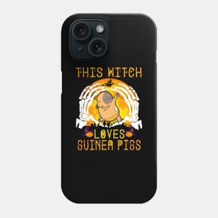 This Witch Loves Guinea Pigs Halloween (110) Phone Case