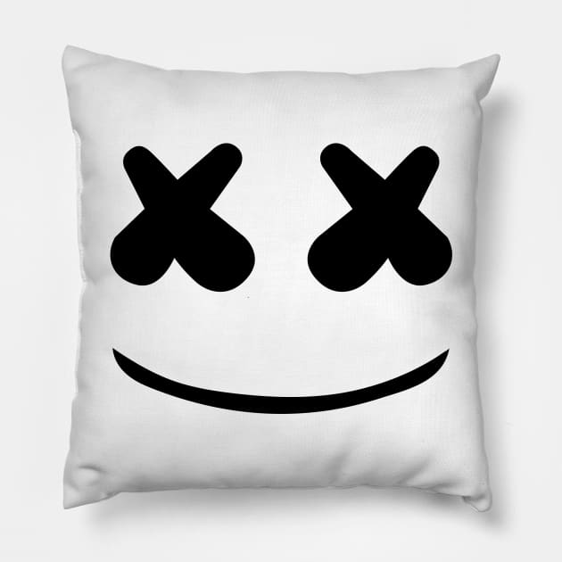 Marshmallow Face Type Pillow by spacemedia