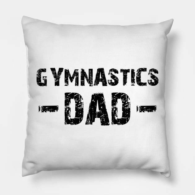 Gymnastics Dad Pillow by KC Happy Shop