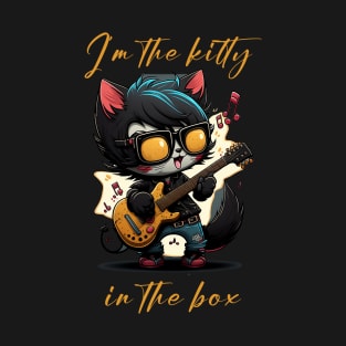 Rock and roll Kitty in the box T-Shirt