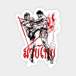 muaythai fighter 5 Magnet