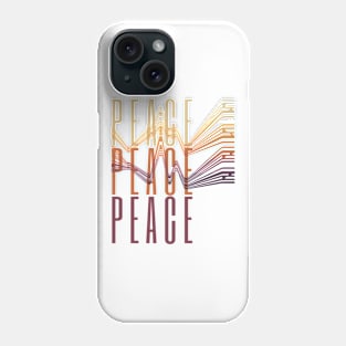 Peace and Growth mindset, productivity Phone Case