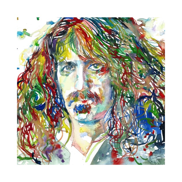 FRANK ZAPPA watercolor portrait .5 by lautir