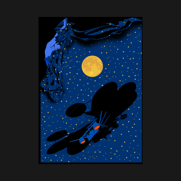 Halcyon Visits the Moon by bensmall