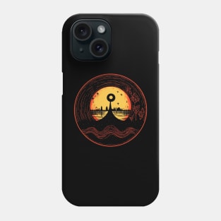 Spooky Halloween - Haunted Forest - Eerie Art - "The Serpent Watchtower" Phone Case