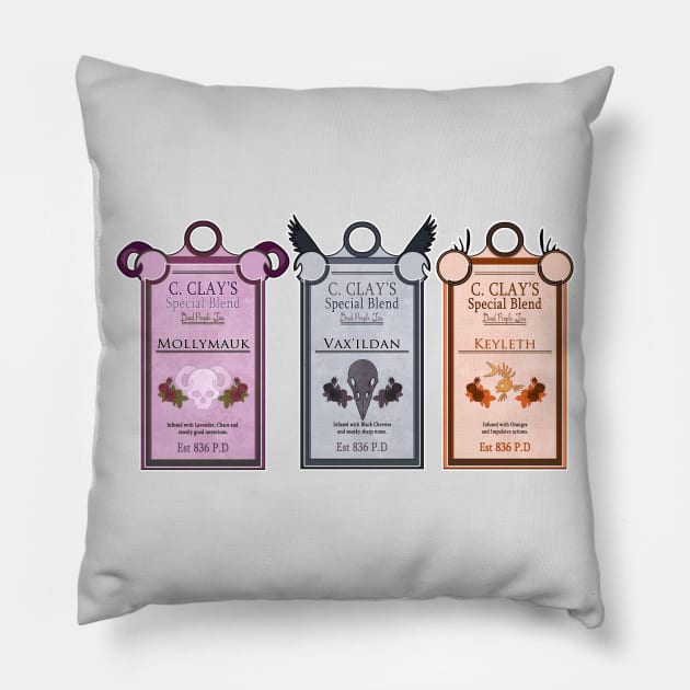 Dead People Tea Pillow by kovah