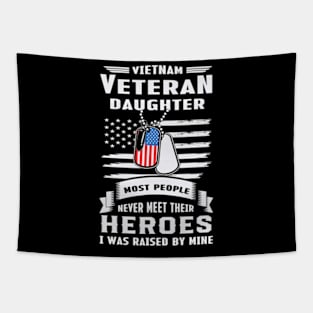 Vietnam Veteran Daughter Raised By A Hero Purple Tapestry