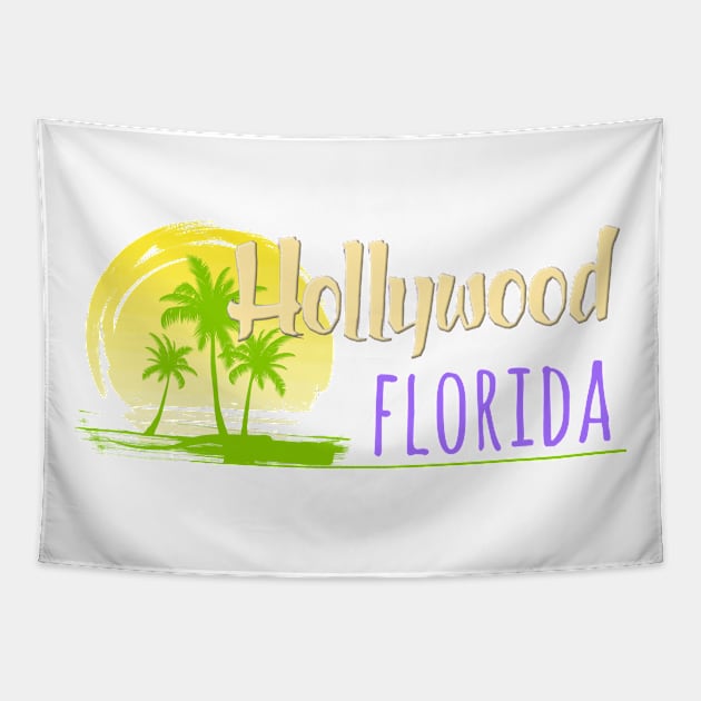 Life's a Beach: Hollywood, Florida Tapestry by Naves