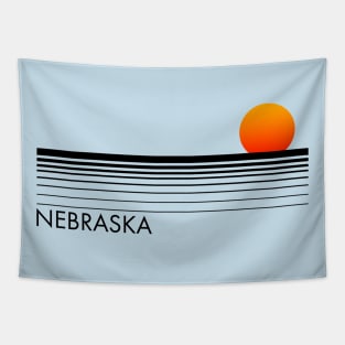 Nebraska Sun and Horizon Tapestry