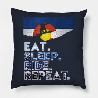 Eat.Sleep.Ride.Repeat Pillow