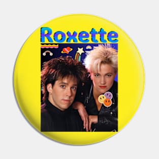 Roxette  90s style retro vintage 80s gifts Pin