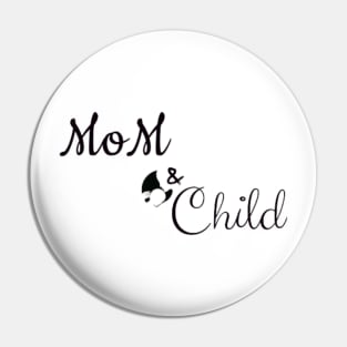 mom and Child Pin