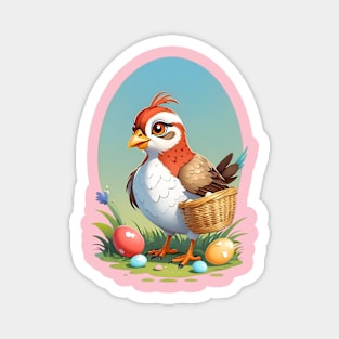 Birds With Eggs Magnet