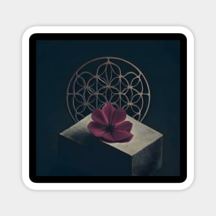 Flower Of Life - Block Magnet