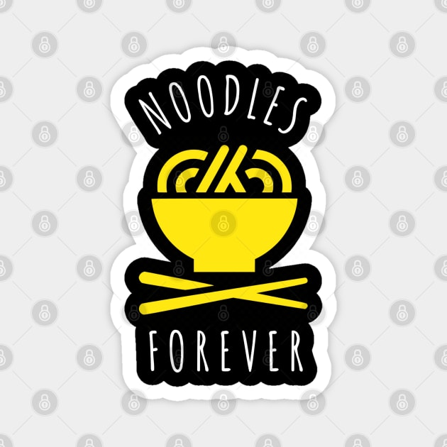Noodles Forever Magnet by Printnation