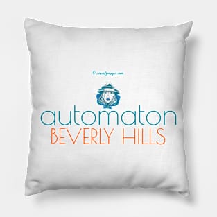 Automaton Beverly Hills Logo Design Pillow