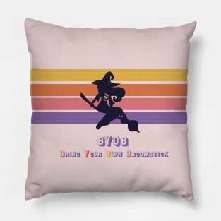 Witchy Funny Halloween Saying Pillow