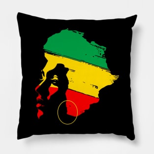 Black Woman, Africa, Black Queen, Black Girl Magic, Juneteenth Pillow