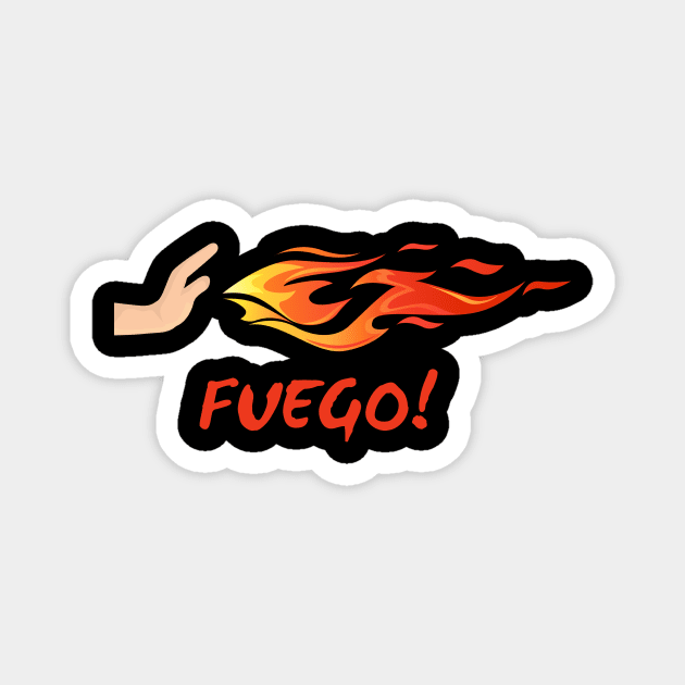 Dresden Files "Fuego!" Magnet by Gorgoose Graphics