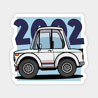 Classic 2002 Turbo Caricature Magnet