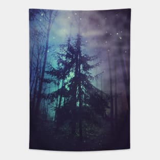 Luminous Forest Tapestry