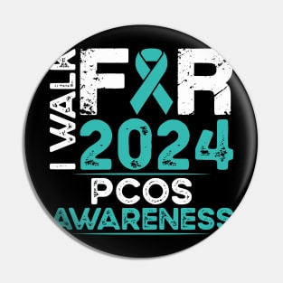 PCOS Awareness 2024 Walk Pin