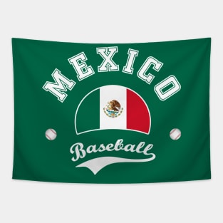 Mexico Baseball Team Tapestry