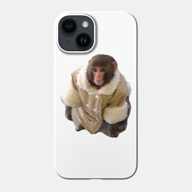 monkey on phone meme