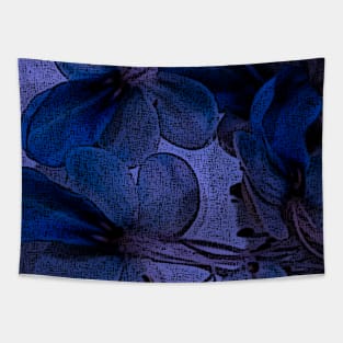 Botanical Pillows Blue Butterfly Flower Glory Bower Wings Tapestry