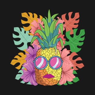 tropical pineapple art T-Shirt