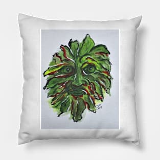 Fall Green Man Pillow