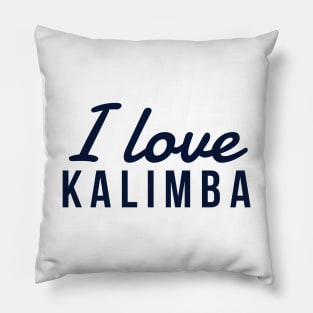 I Love Kalimba Pillow