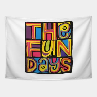 The Fun Days Happy Mondays Style Design Tapestry
