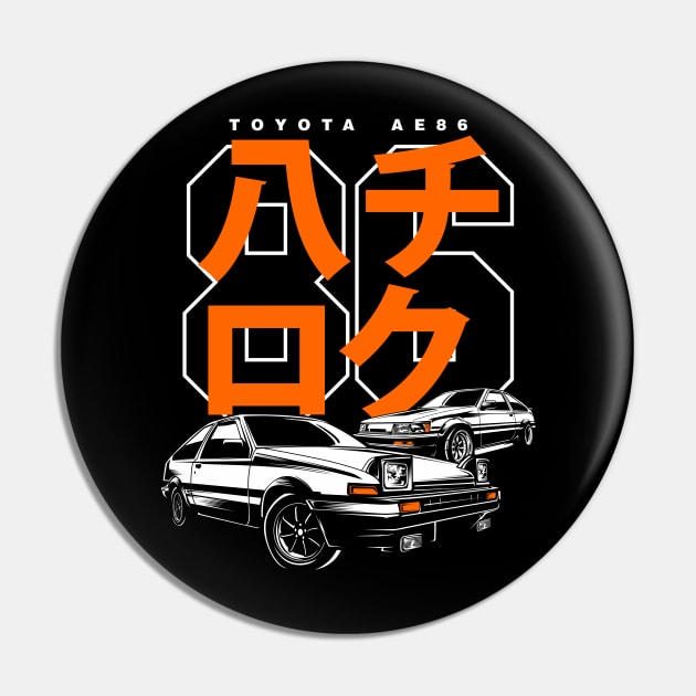 HACHIROKU - Toyota AE86 Pin by rizadeli