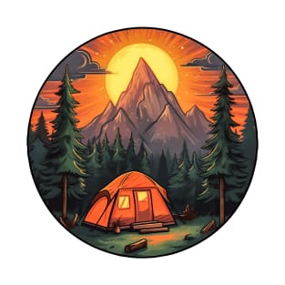 Tent Camping T-Shirt