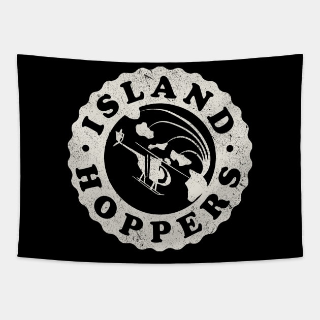 Island Hoppers Worn Tapestry by Alema Art