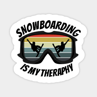 snowboarding Magnet