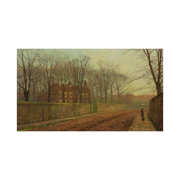 The Rookery by John Atkinson Grimshaw by Classic Art Stall